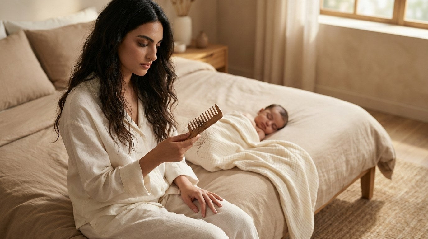 Postpartum Hair Loss: Why It Happens and What Helps