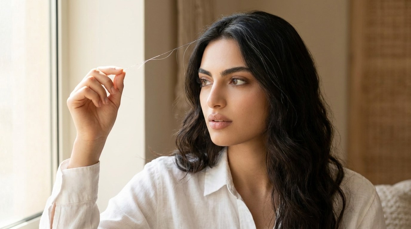 White Hair Treatment: Peptides, Sage and Gray Care